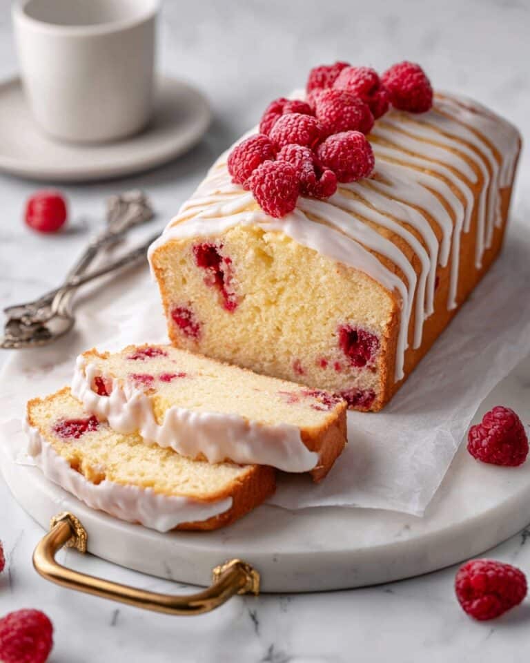 Raspberry Lemon Drizzle Cake Recipe
