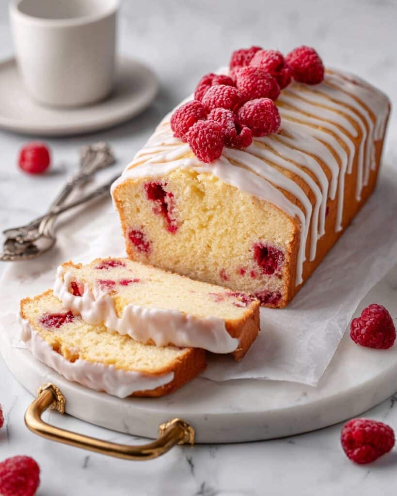 Raspberry Lemon Drizzle Cake Recipe