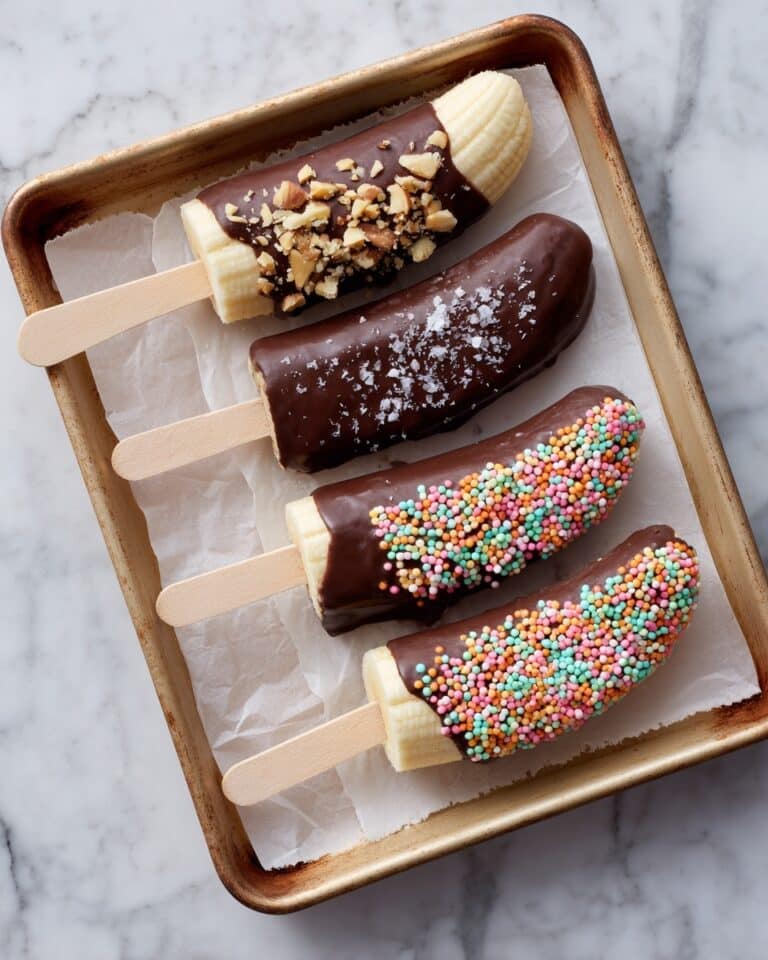 Frozen Chocolate Covered Bananas Recipe