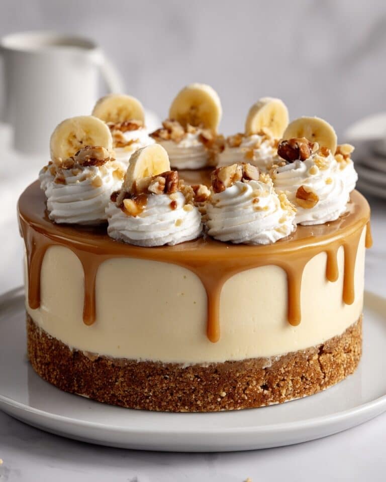 No Bake Banana Pudding Cheesecake Recipe