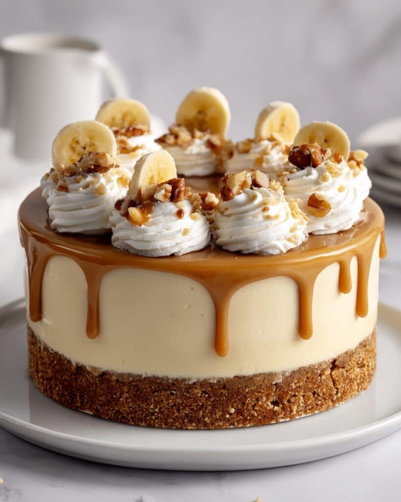 No Bake Banana Pudding Cheesecake Recipe