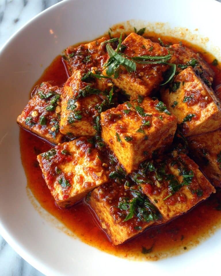 Spicy Tofu with Creamy Coconut Sauce Recipe