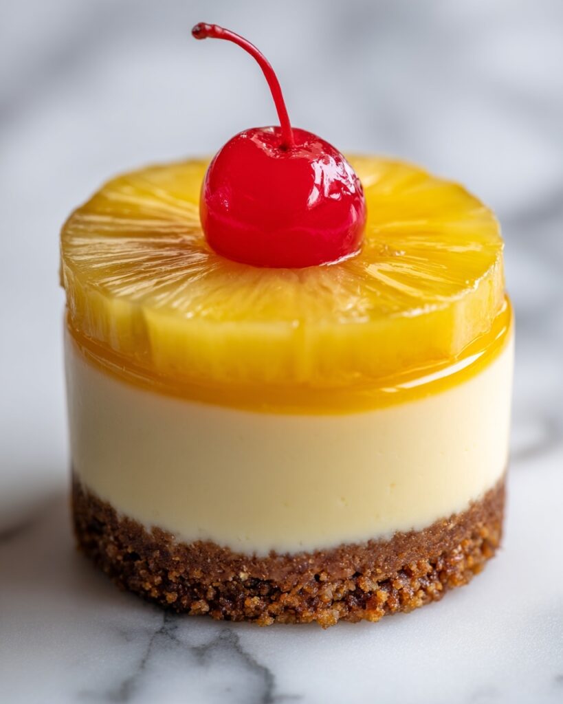 Mini Pineapple Upside Down Cheesecakes Recipe