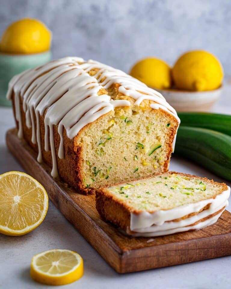 Lemon Zucchini Bread with Lemon Glaze Recipe
