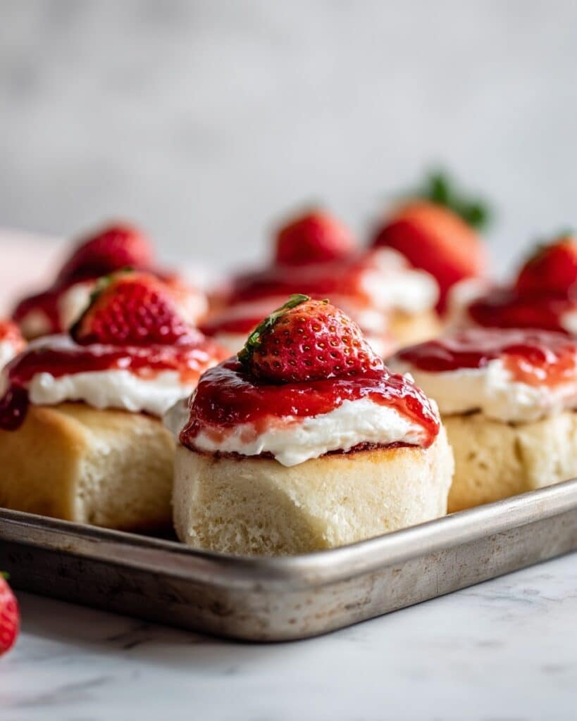 Strawberry Cheesecake Cinnabon Rolls Recipe