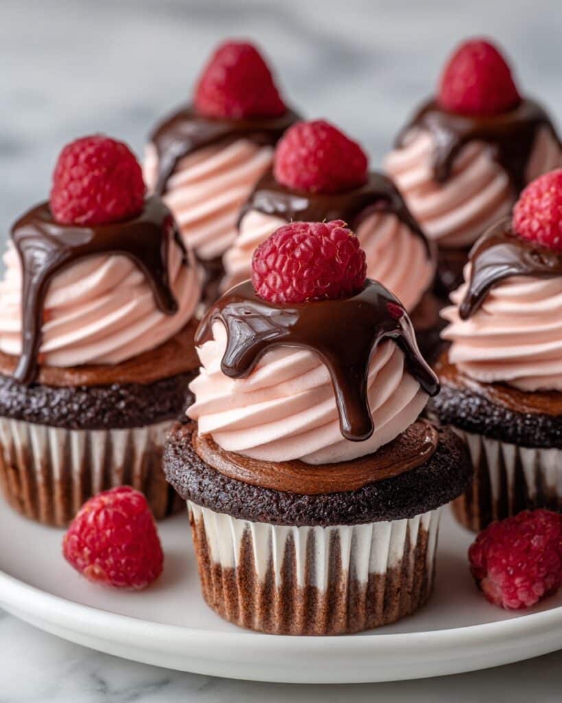 Chocolate Raspberry Cupcakes Recipe