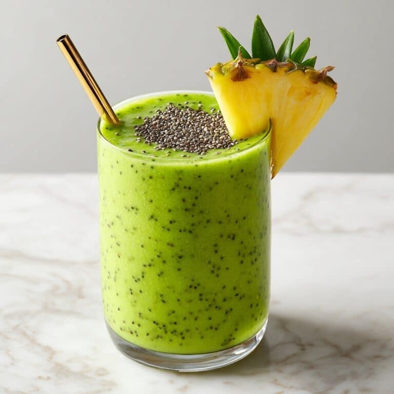 Detox Spinach and Pineapple Smoothie Recipe