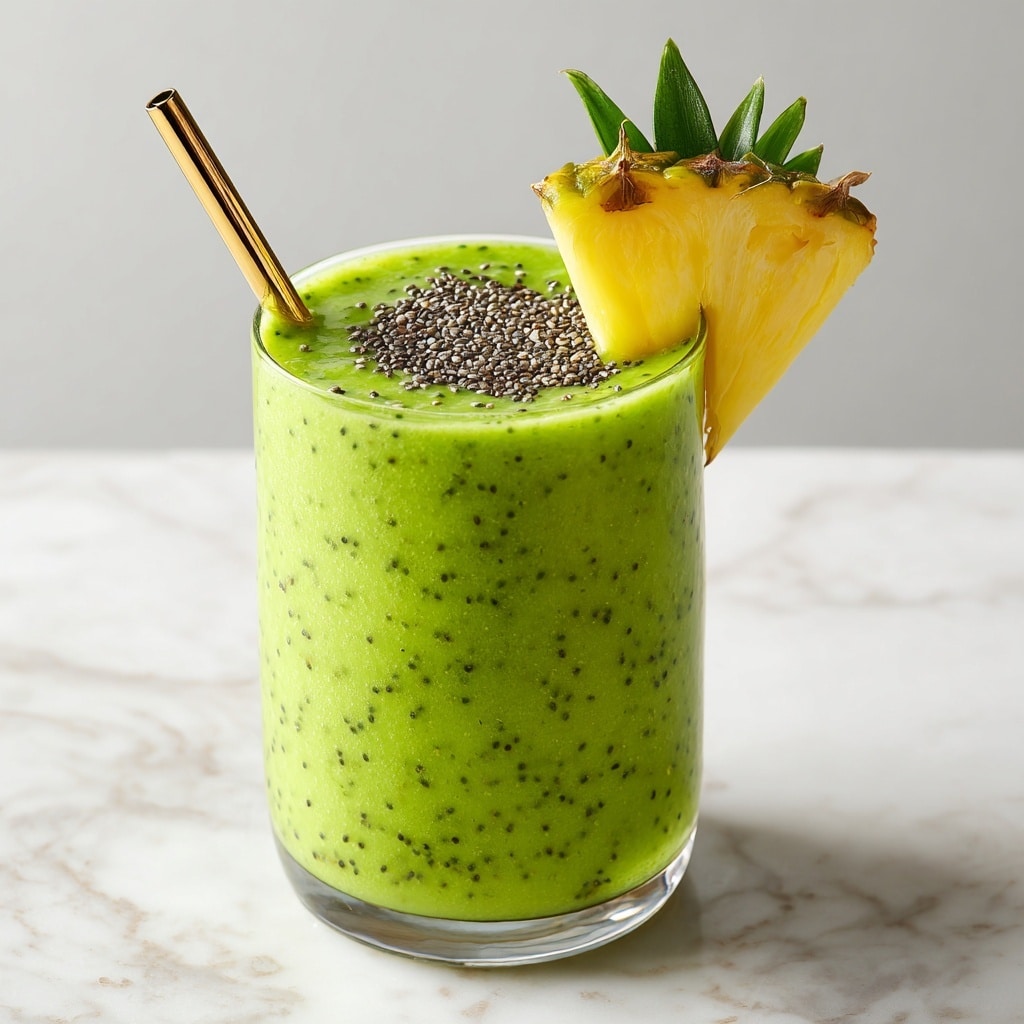 Detox Spinach and Pineapple Smoothie Recipe