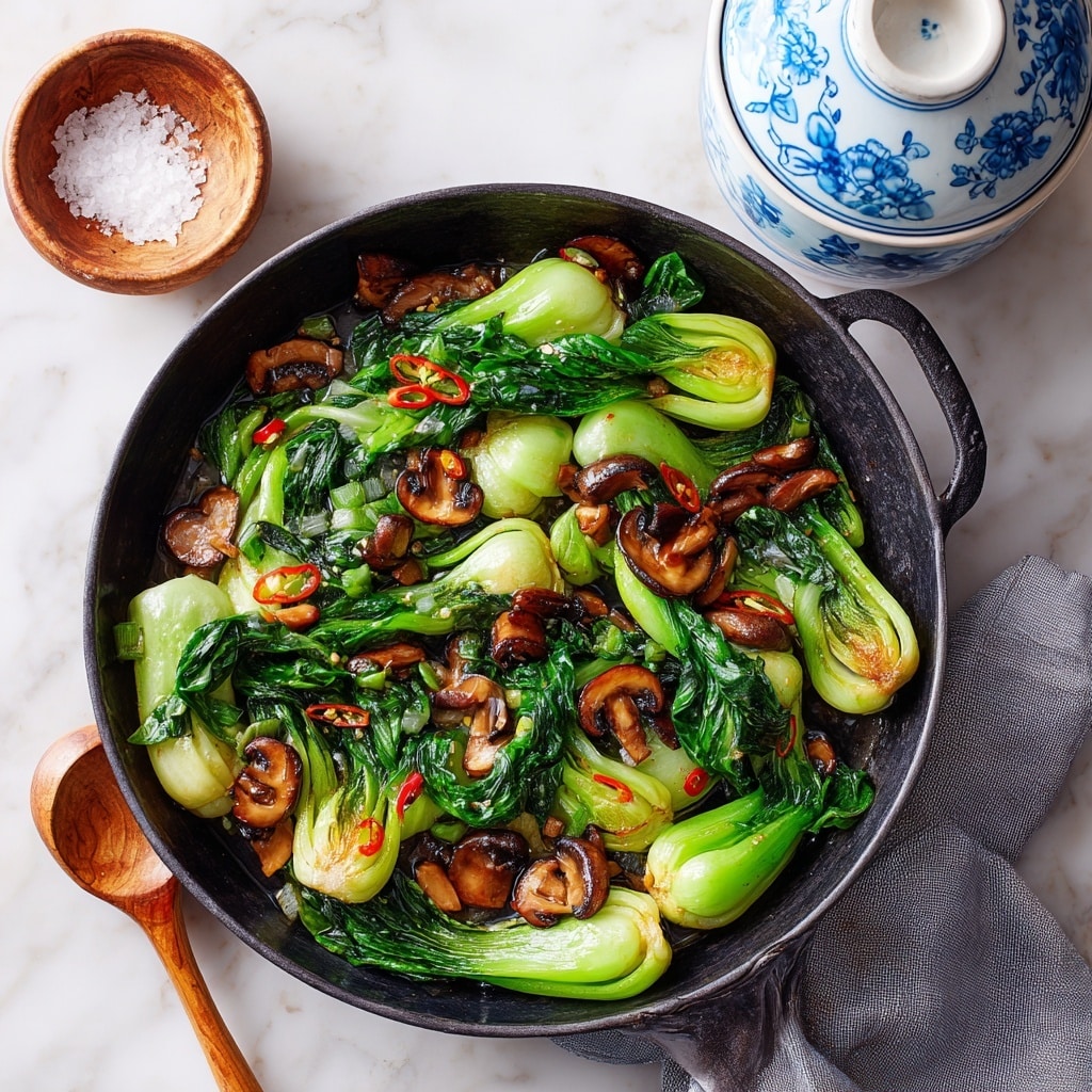 Bok Choy and Mushroom Stir Fry Recipe