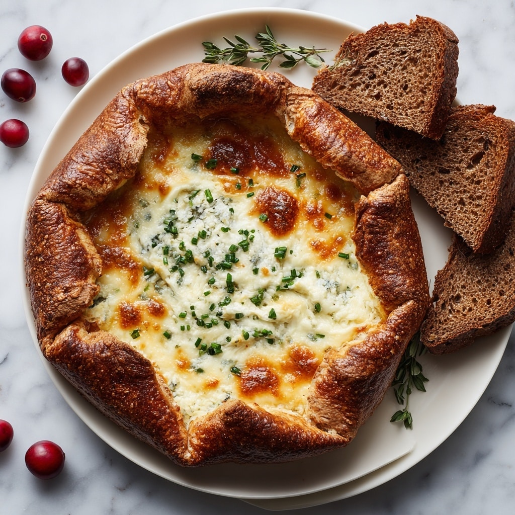 Baked Gruyère in Pastry with Rosemary and Garlic Recipe