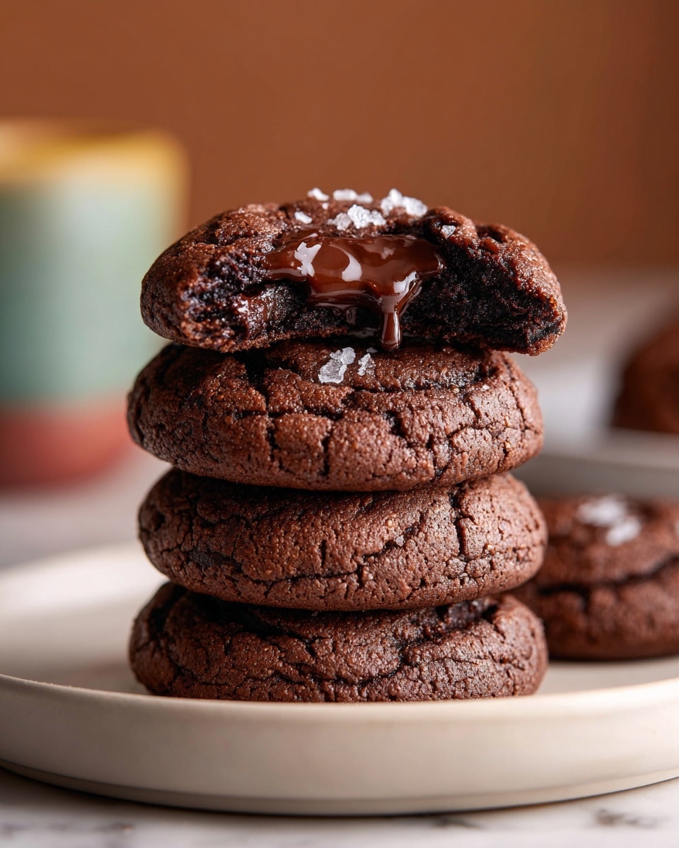 Rich Chocolate Cookies with Glossy Ganache Glaze Recipe - Recipe Image