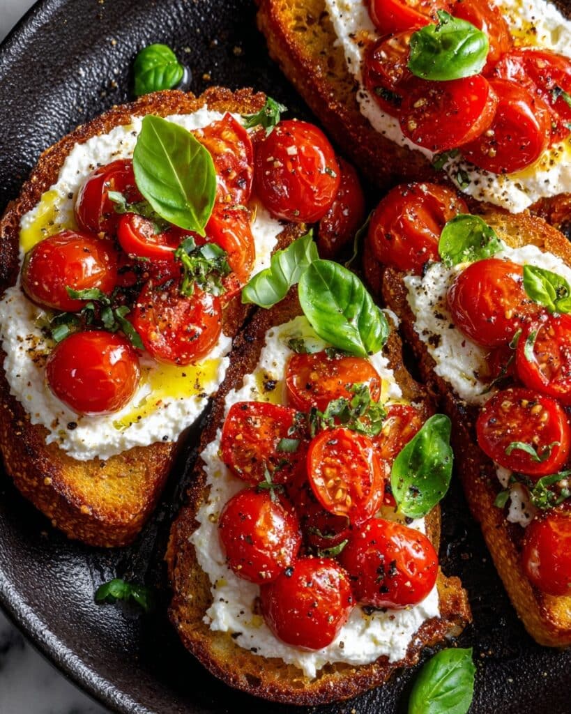 Italian Basil Chicken Cutlets with Tomato and Burrata Topping Recipe