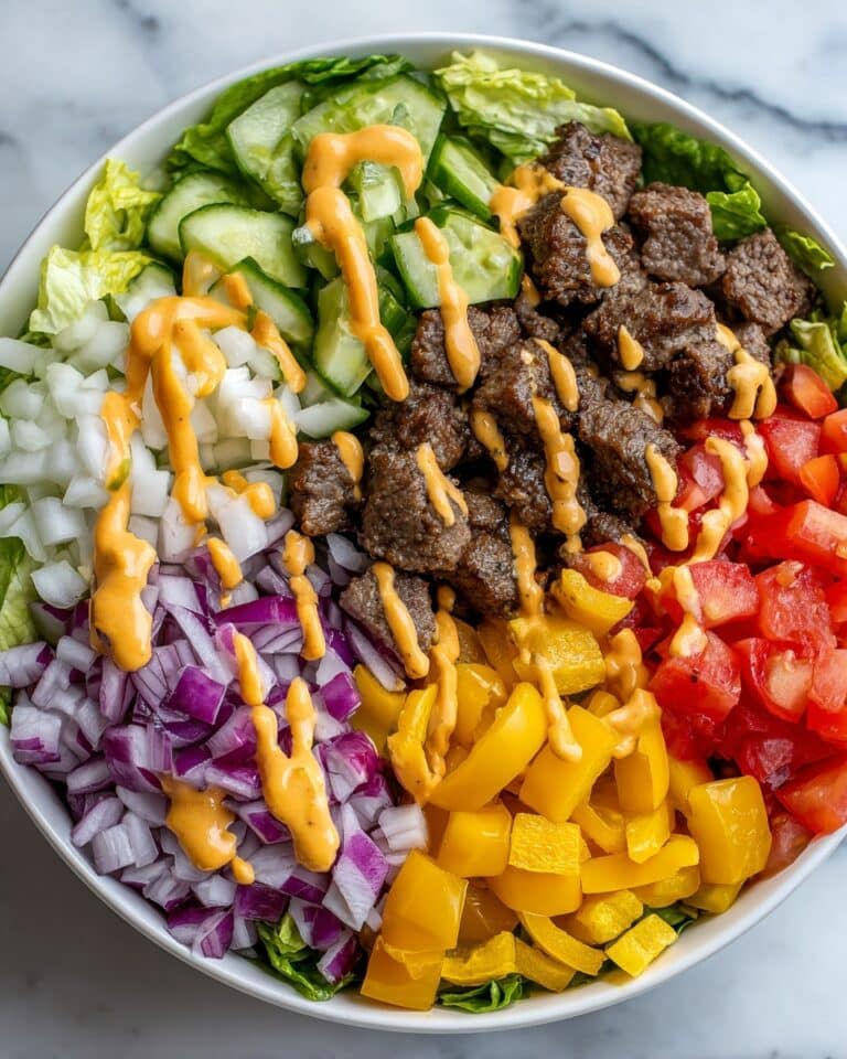 Keto Big Mac Salad Recipe