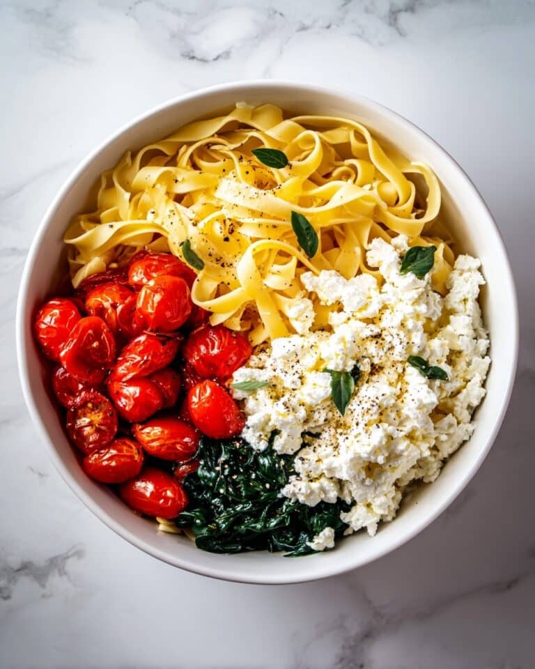 Pasta with Baked Feta and Cherry Tomatoes Recipe