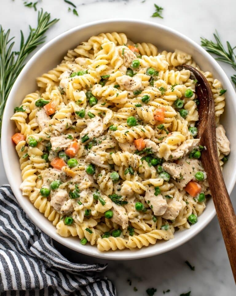 Chicken Pot Pie Pasta Recipe