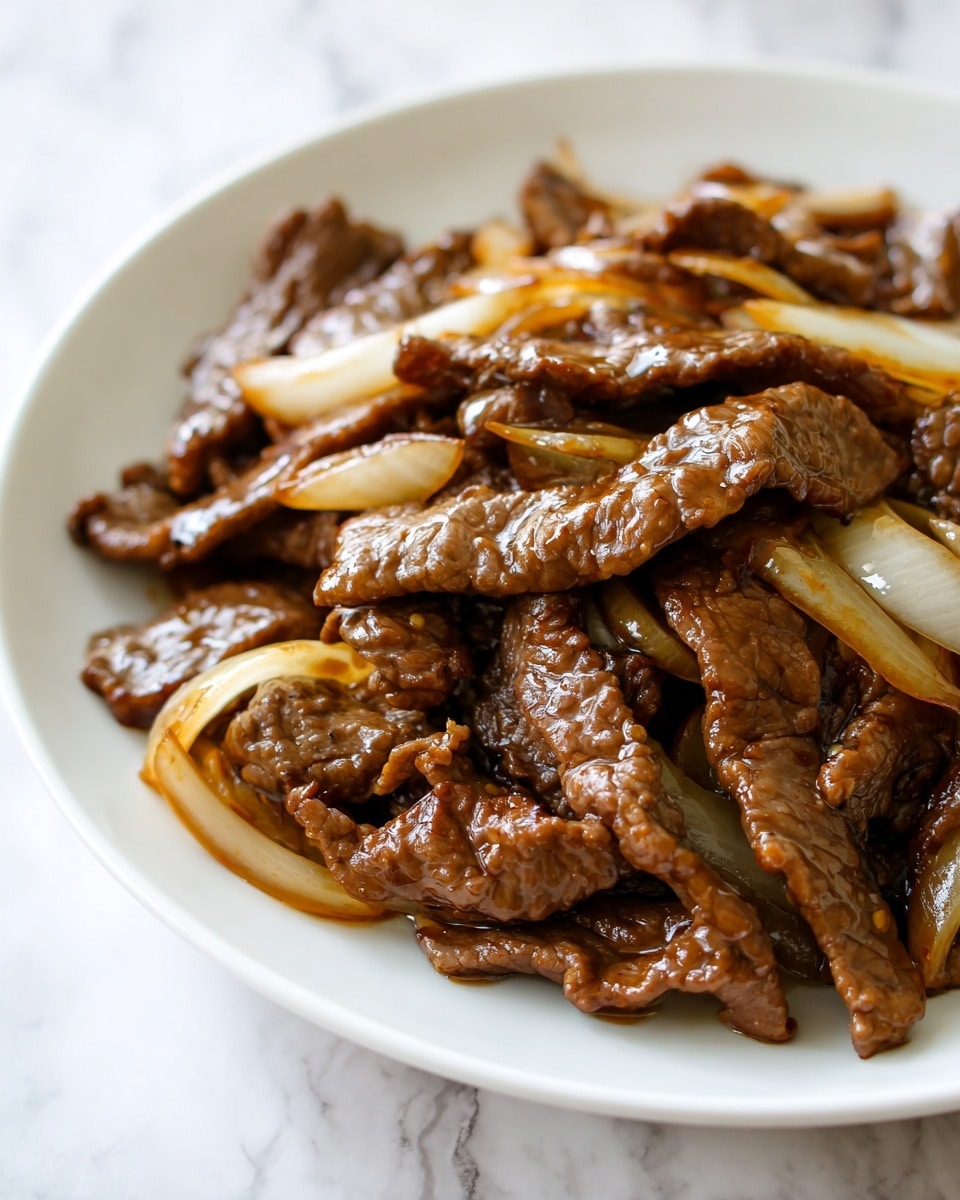 Oyster Sauce Beef Onion Stir-Fry Recipe - Recipe Image