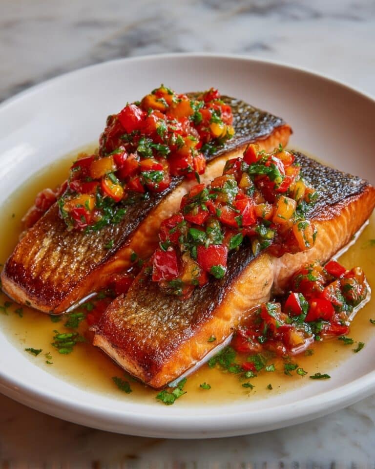 Marry Me Salmon with Sun-Dried Tomatoes and Creamy Parmesan Sauce Recipe