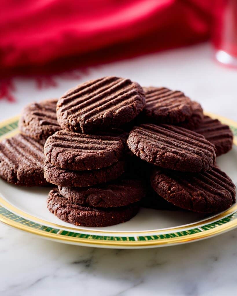 Gluten-Free Chocolate Shortbread Cookies Recipe