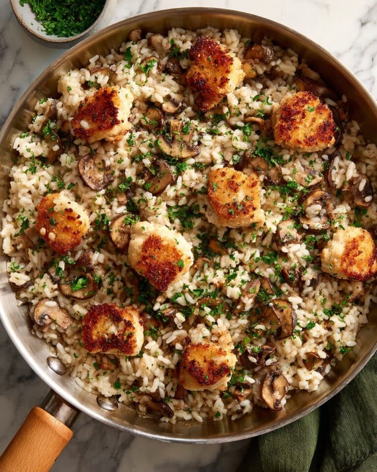 Creamy Mushroom Chicken and Rice Recipe