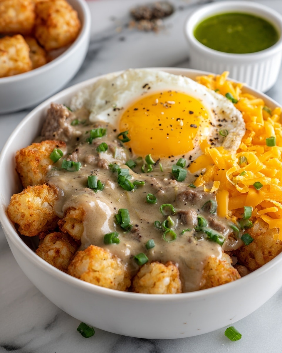 Tater Tot Breakfast Bowl Recipe - Recipe Image