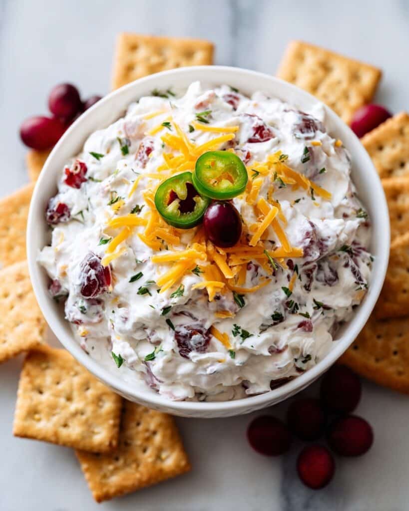 Holiday Cranberry Jalapeño Cream Cheese Dip Recipe