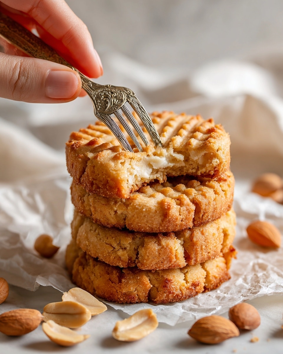 Best Soft and Chewy Peanut Butter Cookies Recipe - Recipe Image