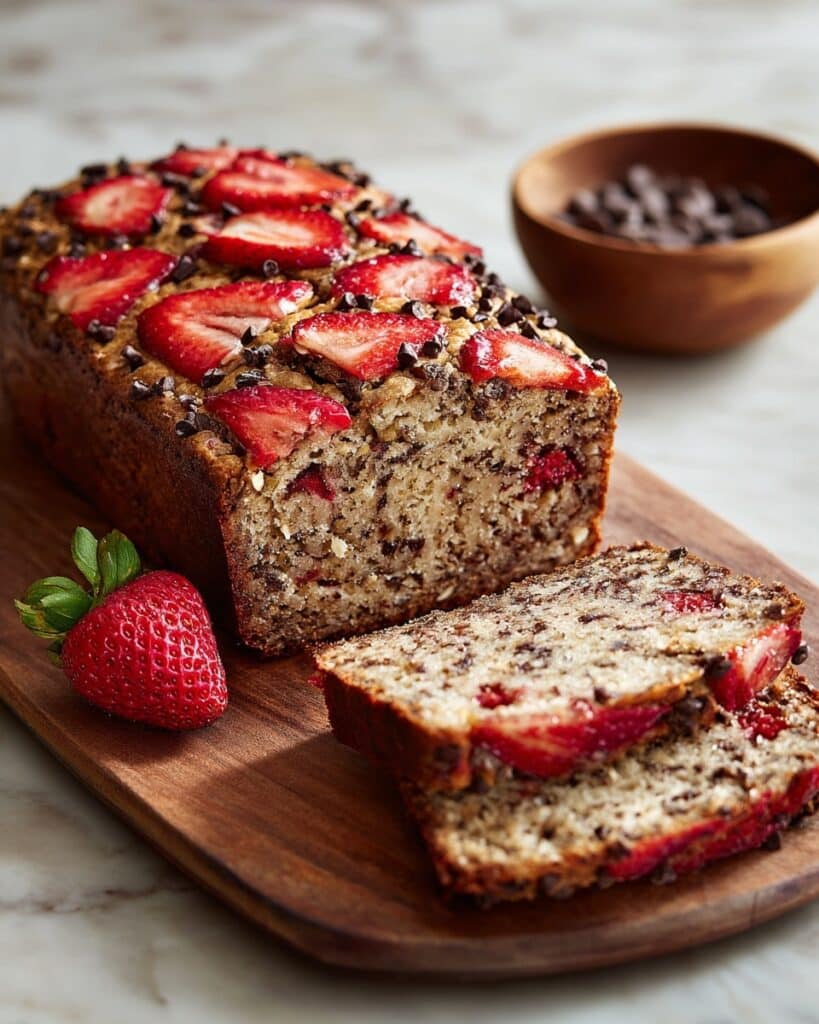Chocolate Strawberry Bread Recipe