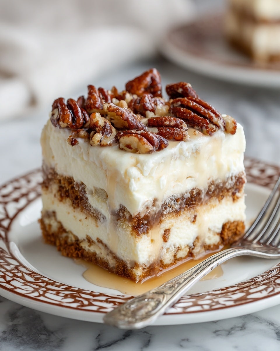 Decadent Pecan Pie Lasagna Recipe - Recipe Image