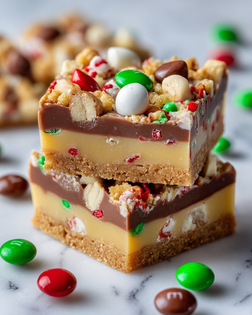 Christmas Cookie Bars Recipe - Recipe Image