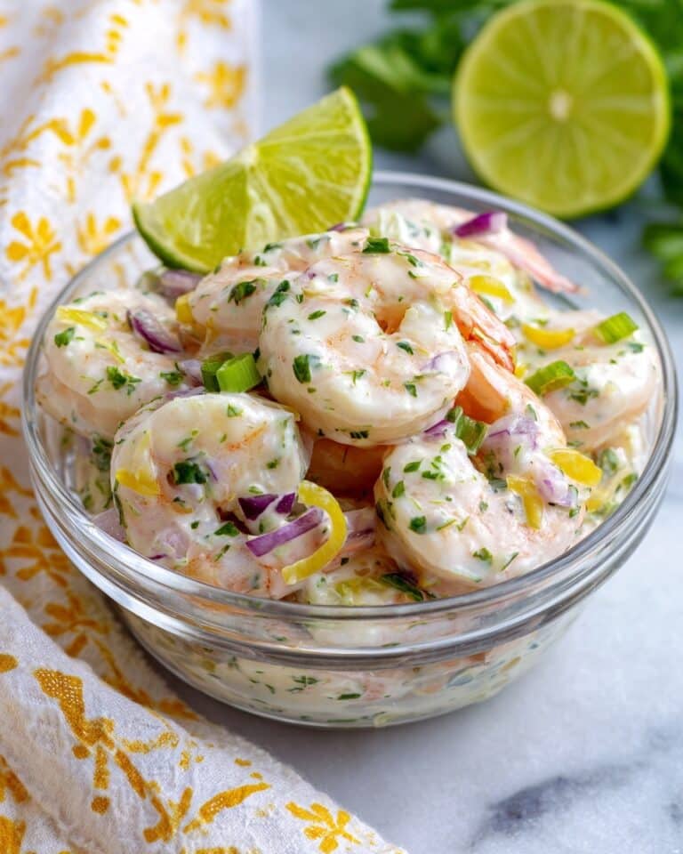Lemon Herb Shrimp Salad with Fresh Vegetables Recipe