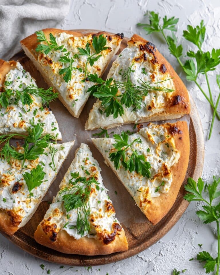 Roasted Garlic and Herb Flatbread Recipe