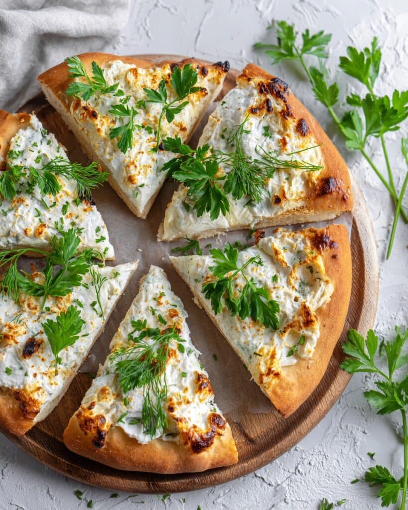 Roasted Garlic and Herb Flatbread Recipe