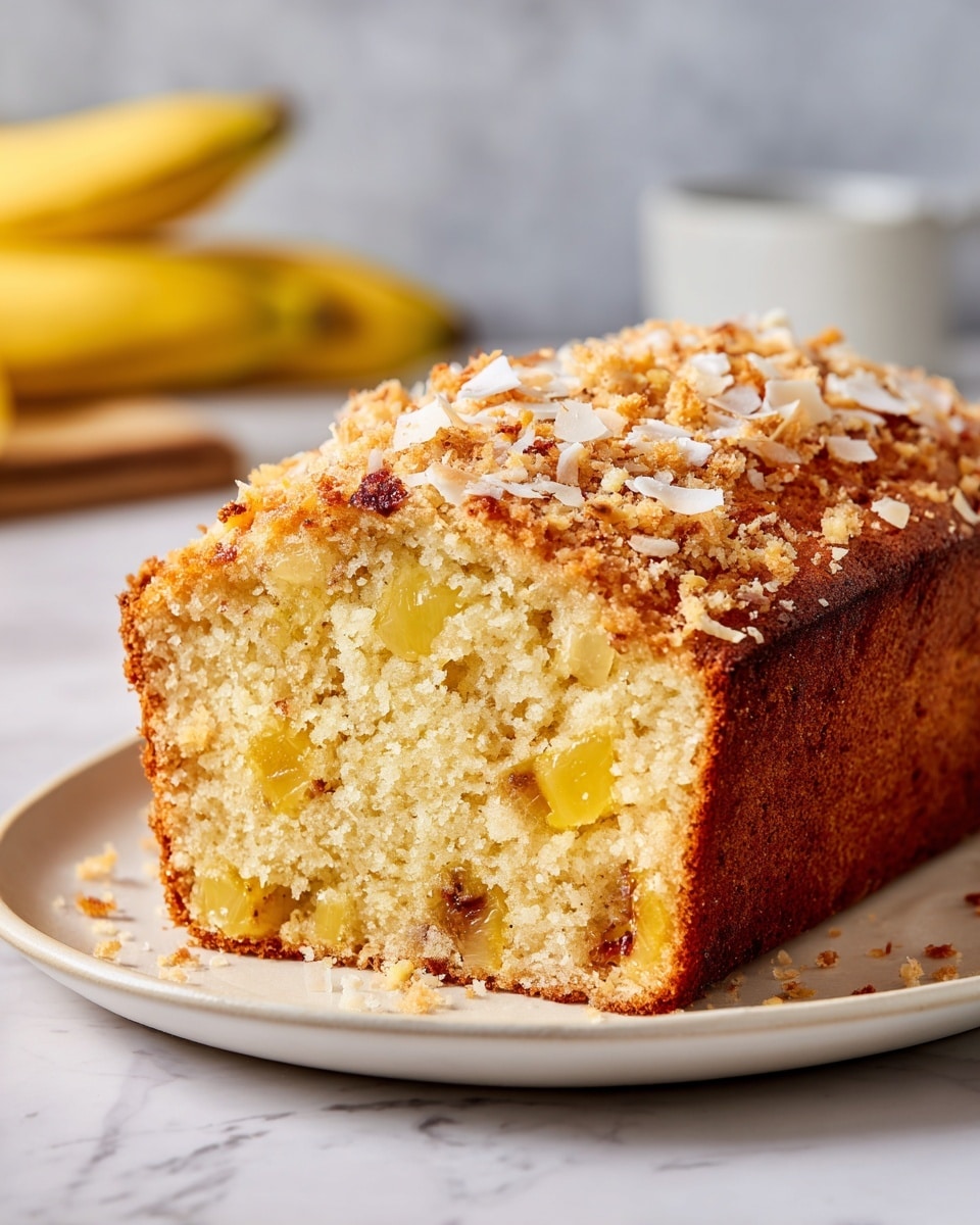 Hawaiian Banana Bread with Pineapple & Coconut Recipe - Recipe Image