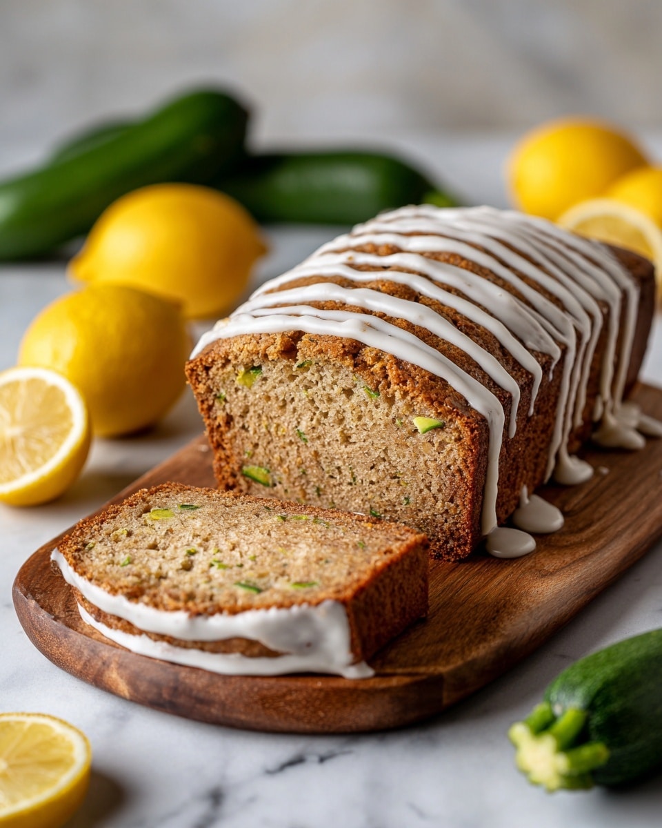 Lemon Zucchini Bread with Lemon Glaze Recipe - Recipe Image