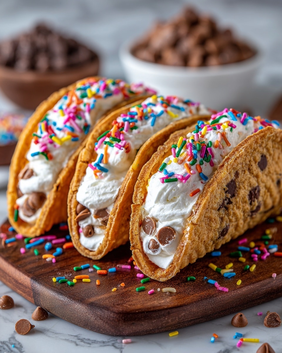 Cheesecake Cookie Dough Tacos Recipe - Recipe Image