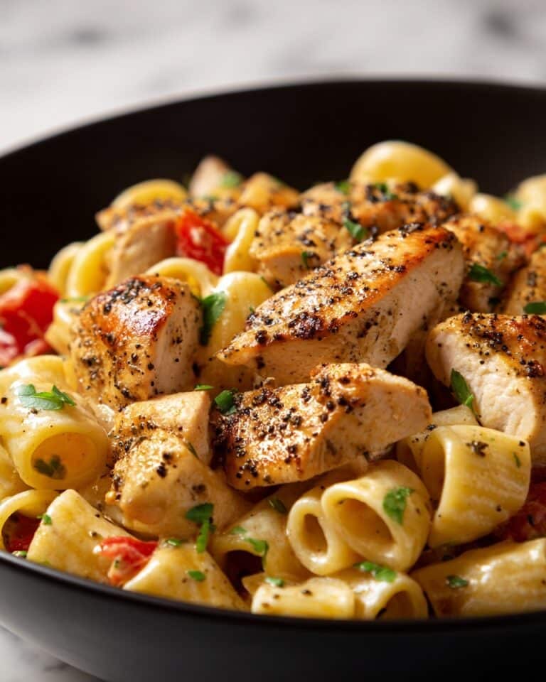Honey Pepper Chicken Panini Pasta Recipe