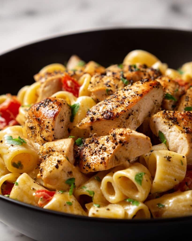 Honey Pepper Chicken Panini Pasta Recipe