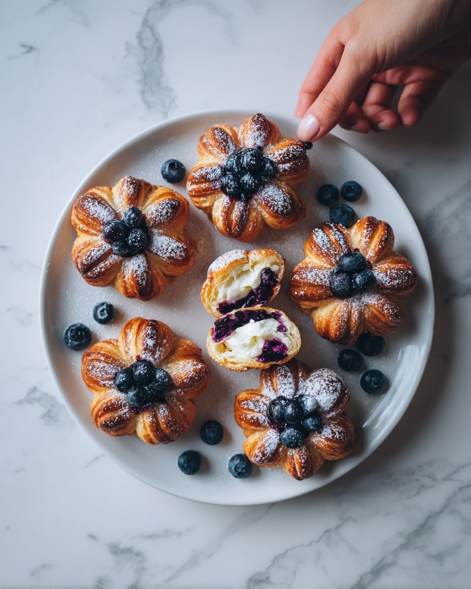 Air Fryer Blueberry Cheesecake Wontons Recipe - Recipe Image