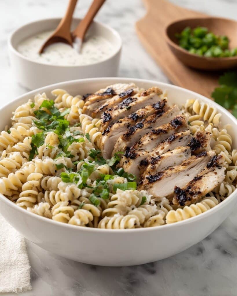 Buffalo Chicken Pasta Salad Recipe