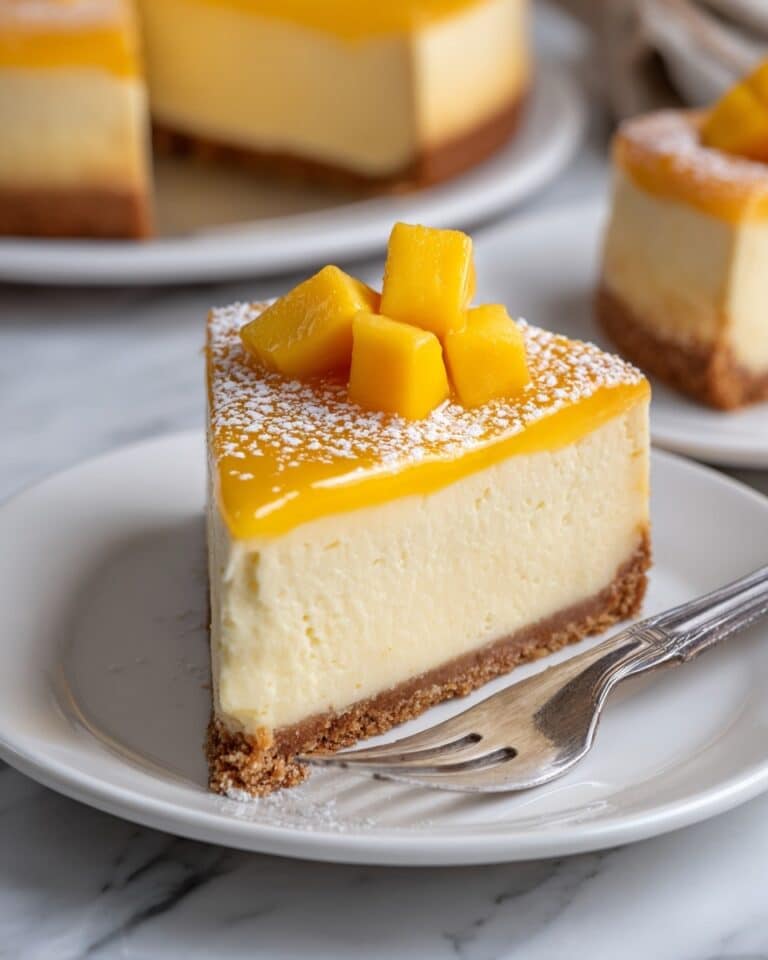 Mango Japanese Cheesecake Recipe