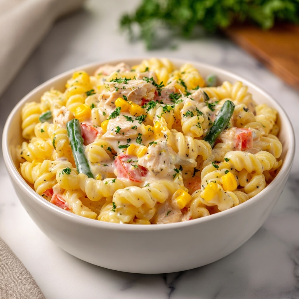 Chicken Pot Pie Pasta Recipe