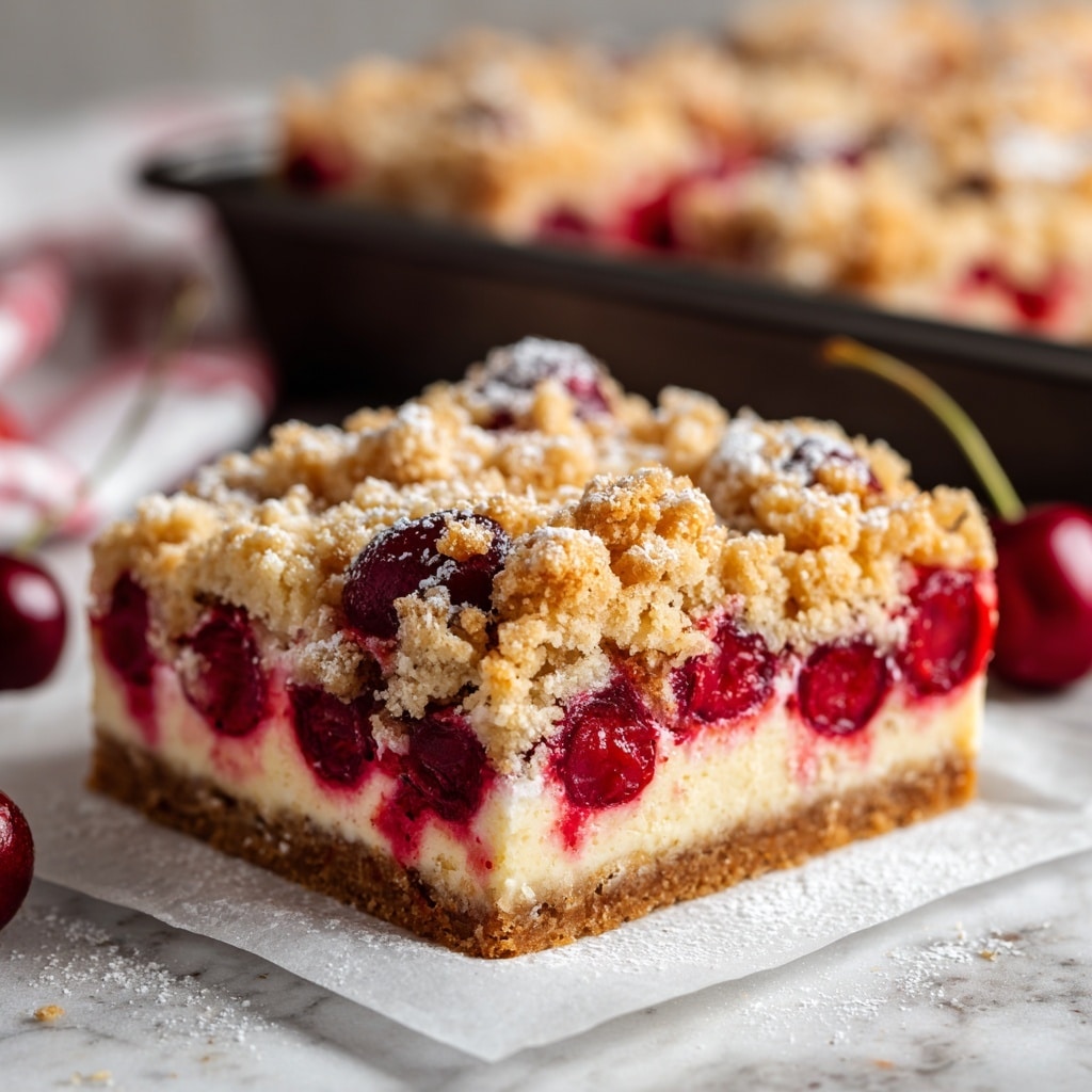 Cherry Pie Bars Recipe - Recipe Image