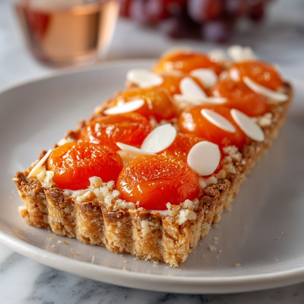 Apricot Almond Tart Recipe - Recipe Image