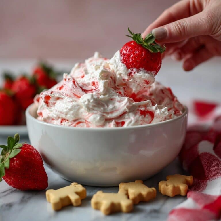 Creamy Strawberry Shortcake Dip Recipe