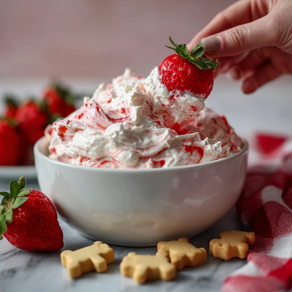 Creamy Strawberry Shortcake Dip Recipe