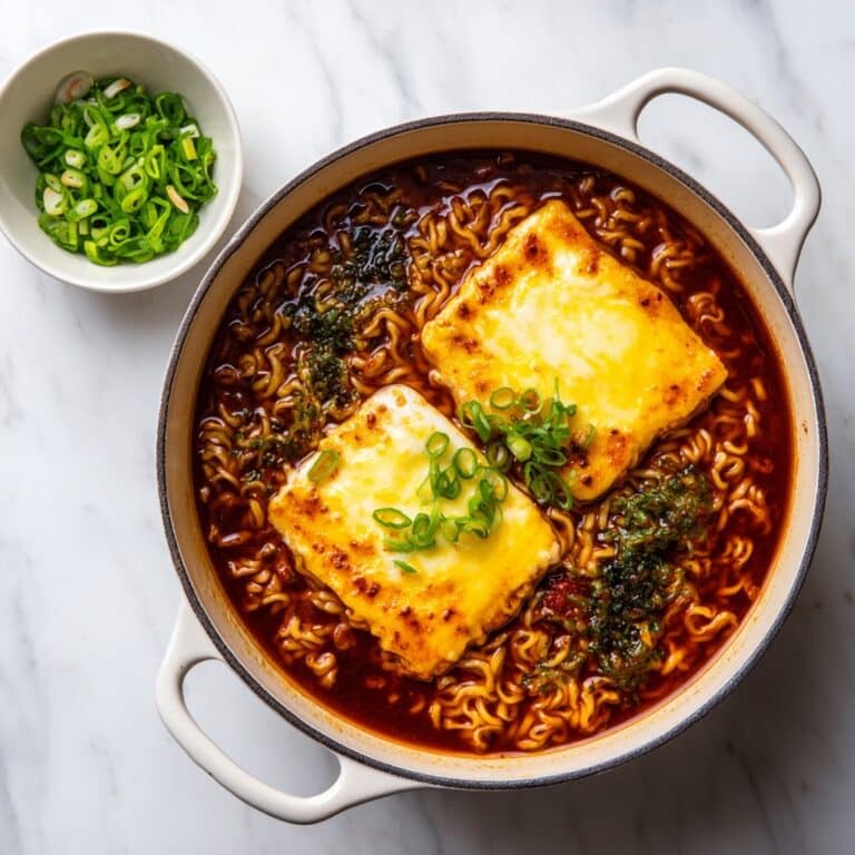 Spicy Cabbage Ramen with Cheese Recipe