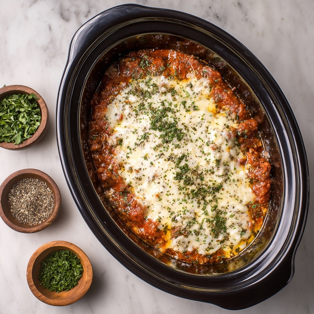 Easy Crockpot Ravioli Lasagna Recipe - Recipe Image