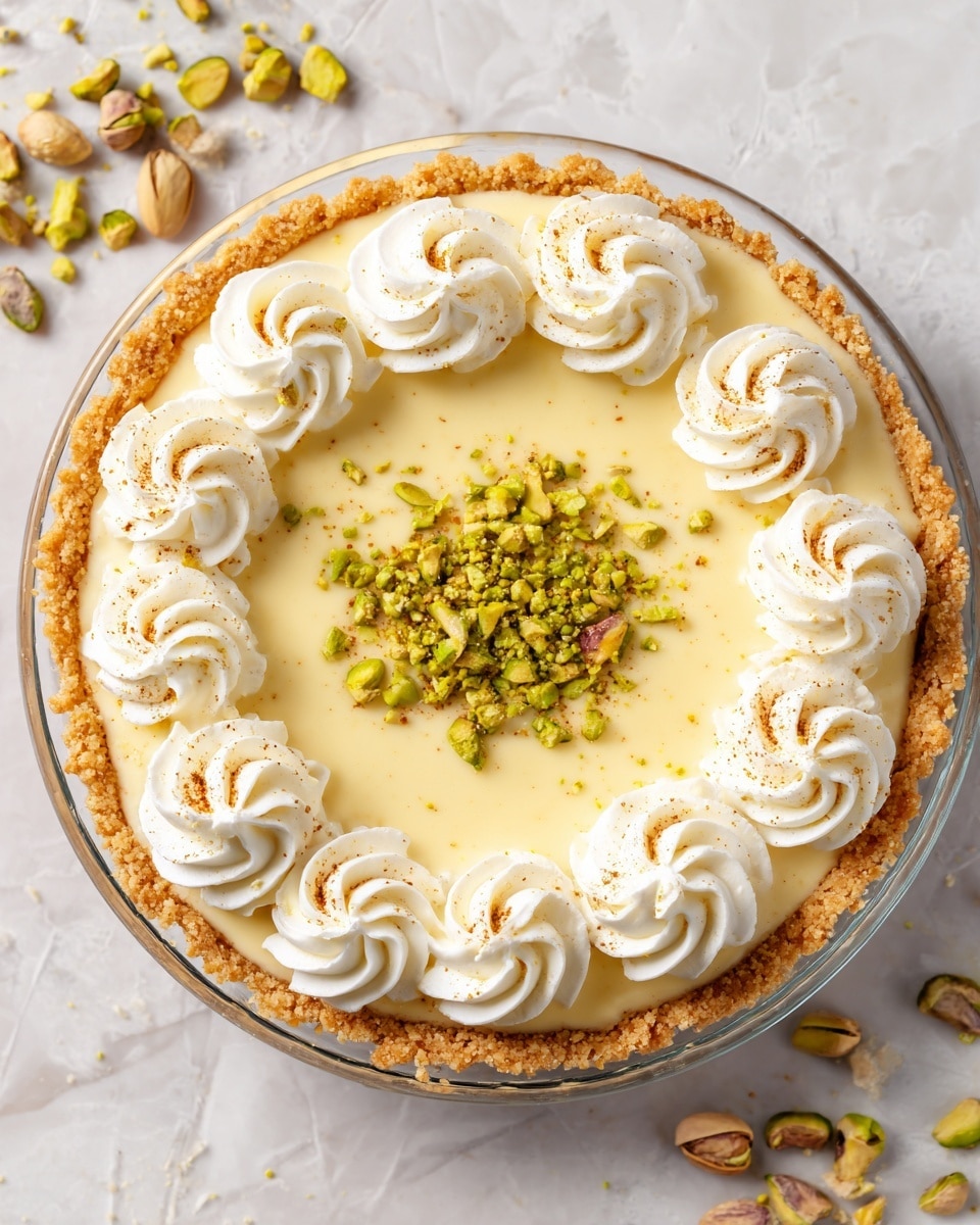 Pistachio Cream Pie Recipe - Recipe Image