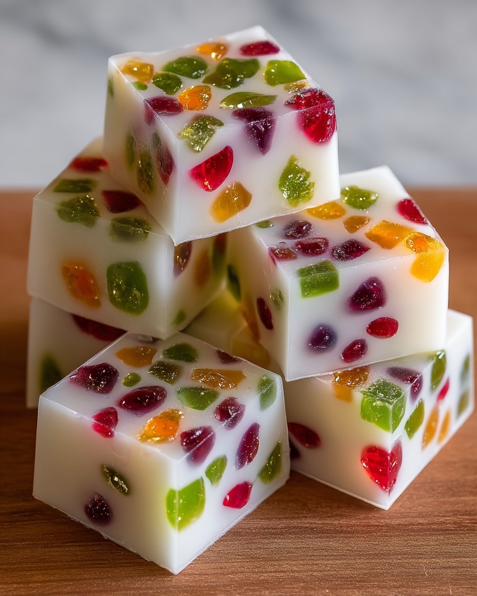 Jelly Nougat Candy Recipe - Recipe Image