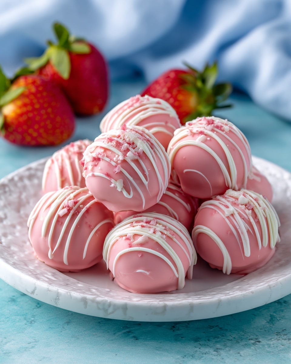 Sweet Strawberry Truffles Recipe - Recipe Image